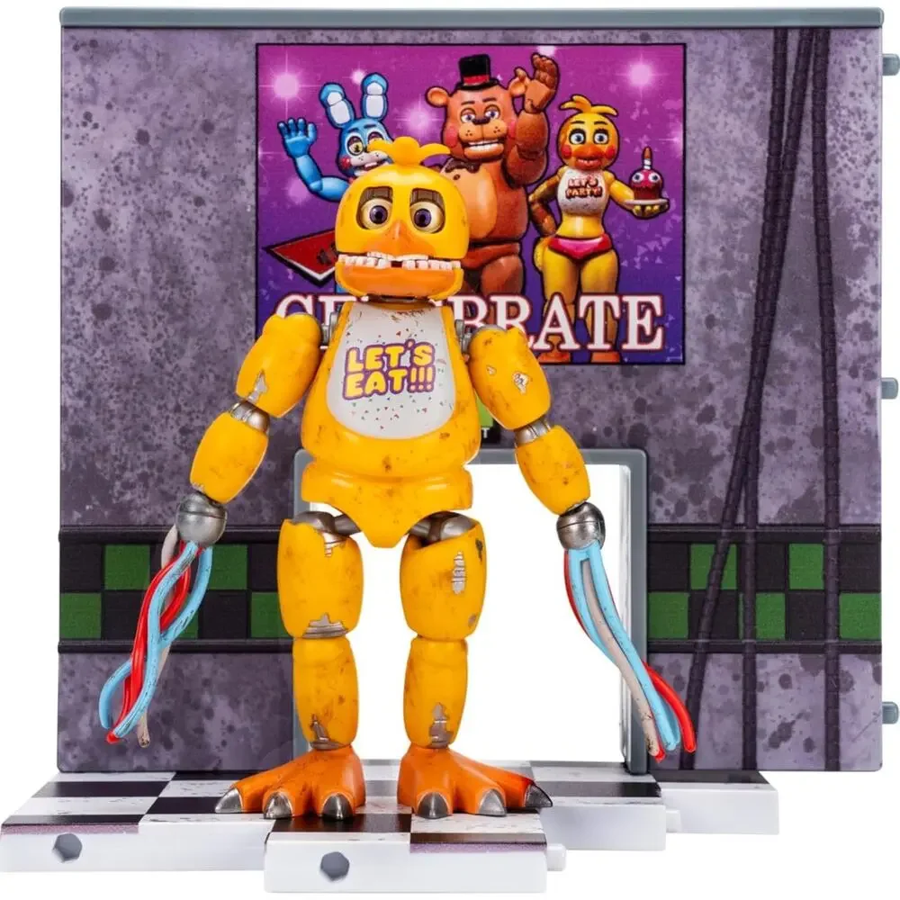 Jazwares FNAF Five Nights at Freddy's Office Set Chica & Puppet 5-in Figure Set